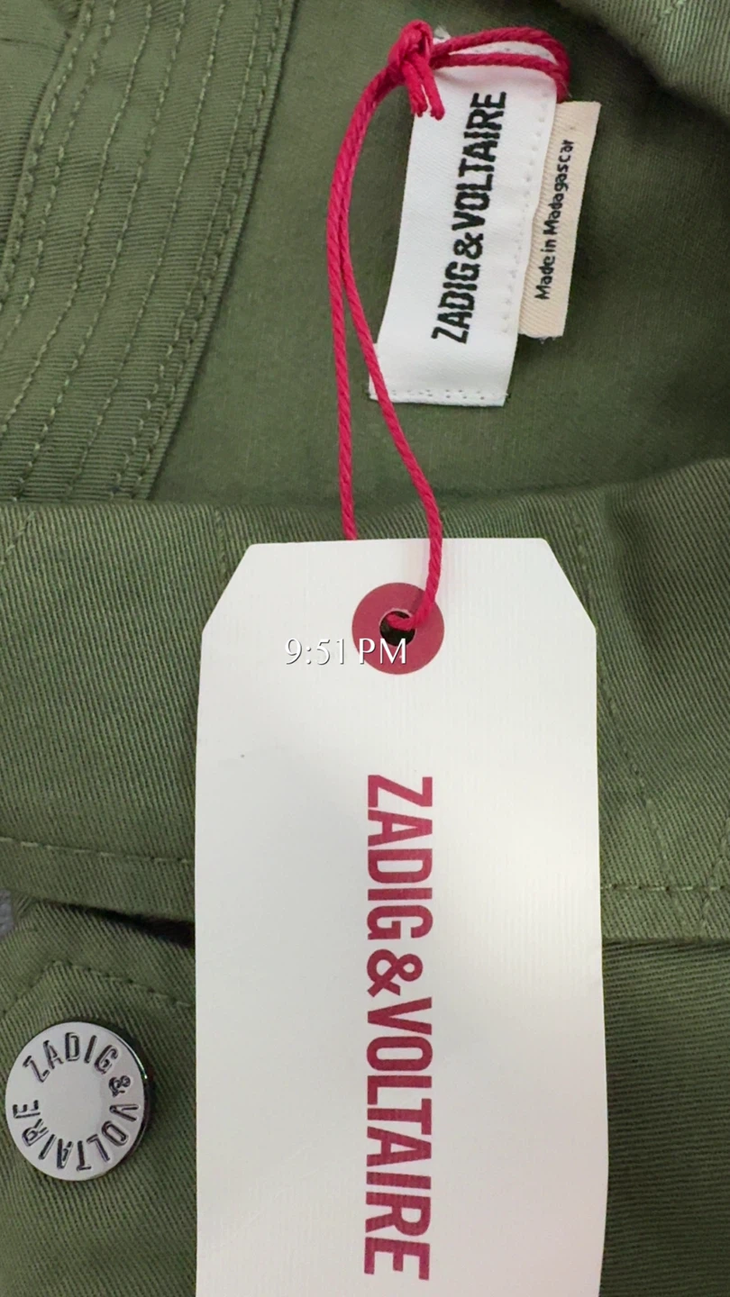 Zadig & Voltaire Green 'Amour' Military Jacket - photo 4