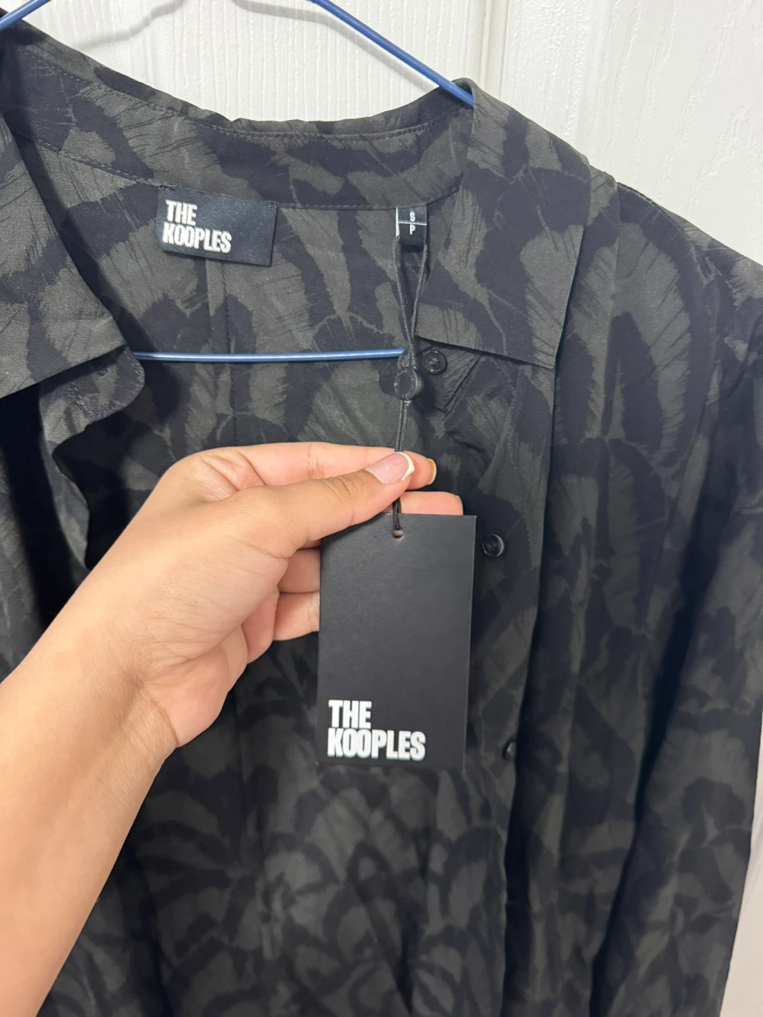 The Kooples Feather Print Silk Dress - photo 4