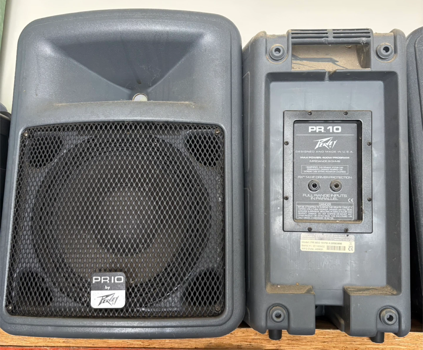 Peavey PR 10 PA Speakers (2x) - photo 3
