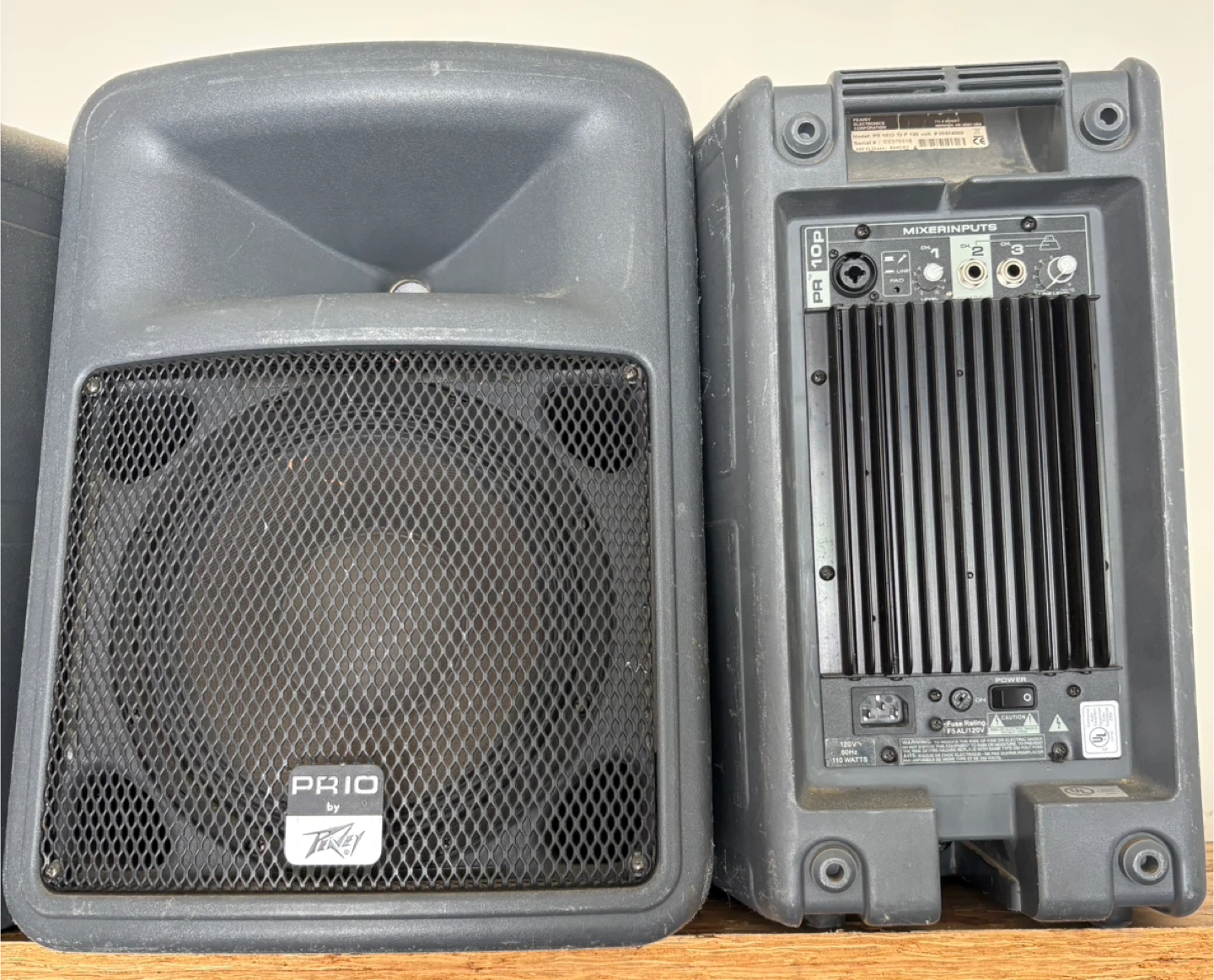 Peavey PR 10 PA Speakers (2x) - photo 2