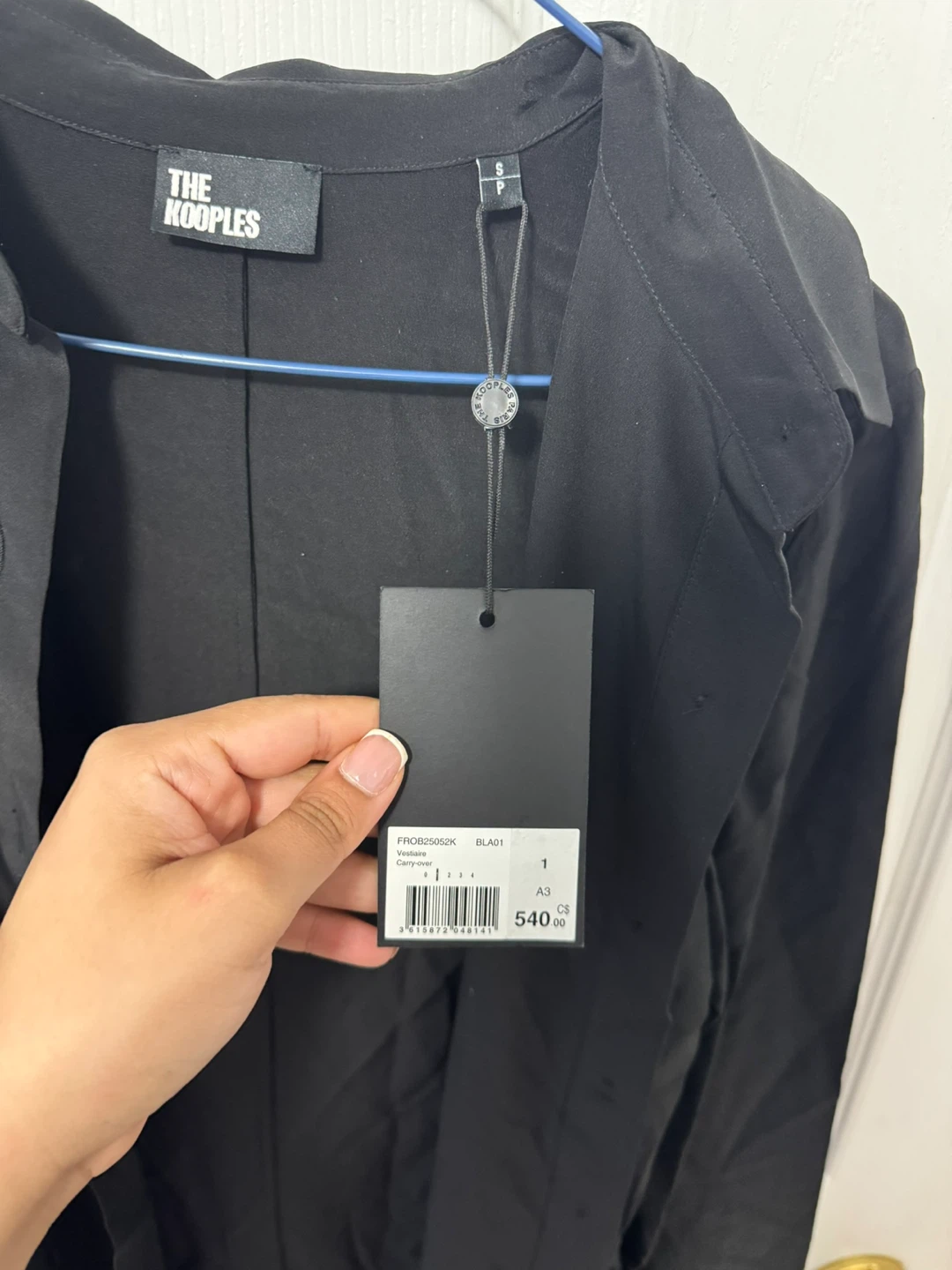 The Kooples Black Button-Up Maxi Dress Size S - photo 3