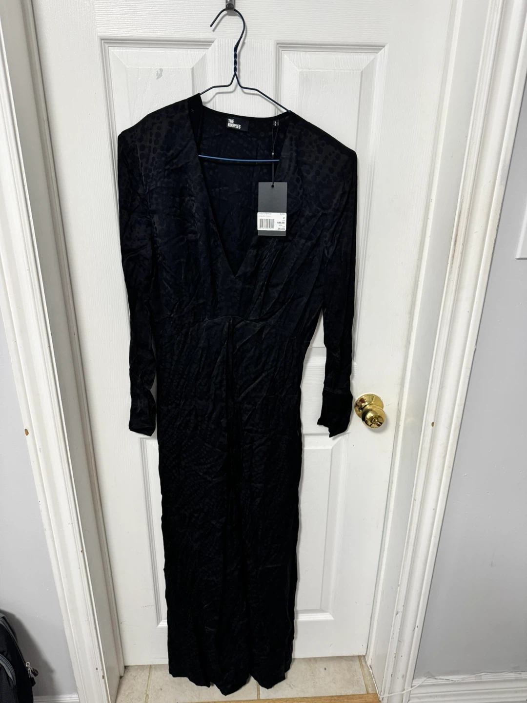 The Kooples Black Long Sleeve Dress Size M