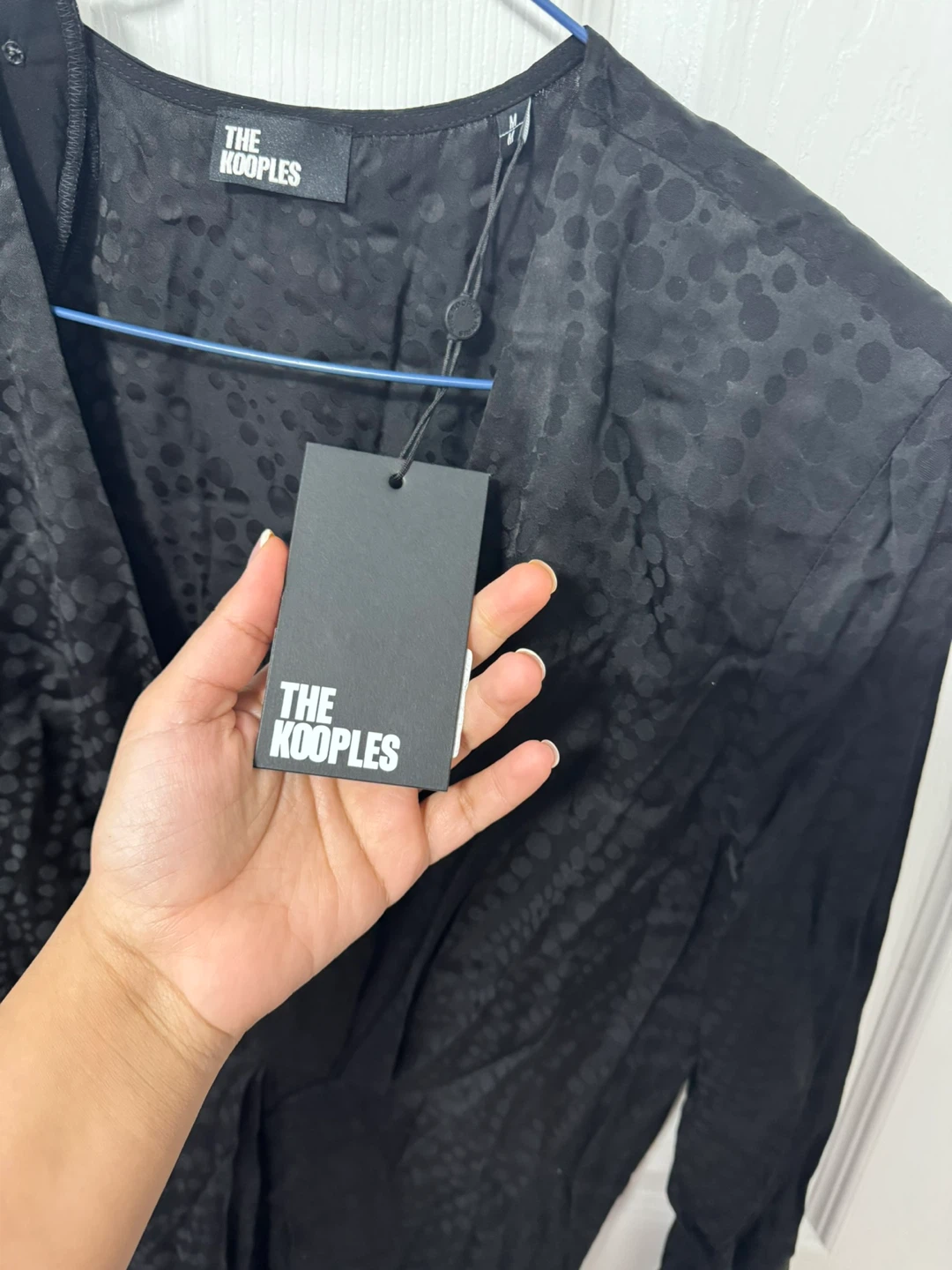 The Kooples Black Long Sleeve Dress Size M - photo 4