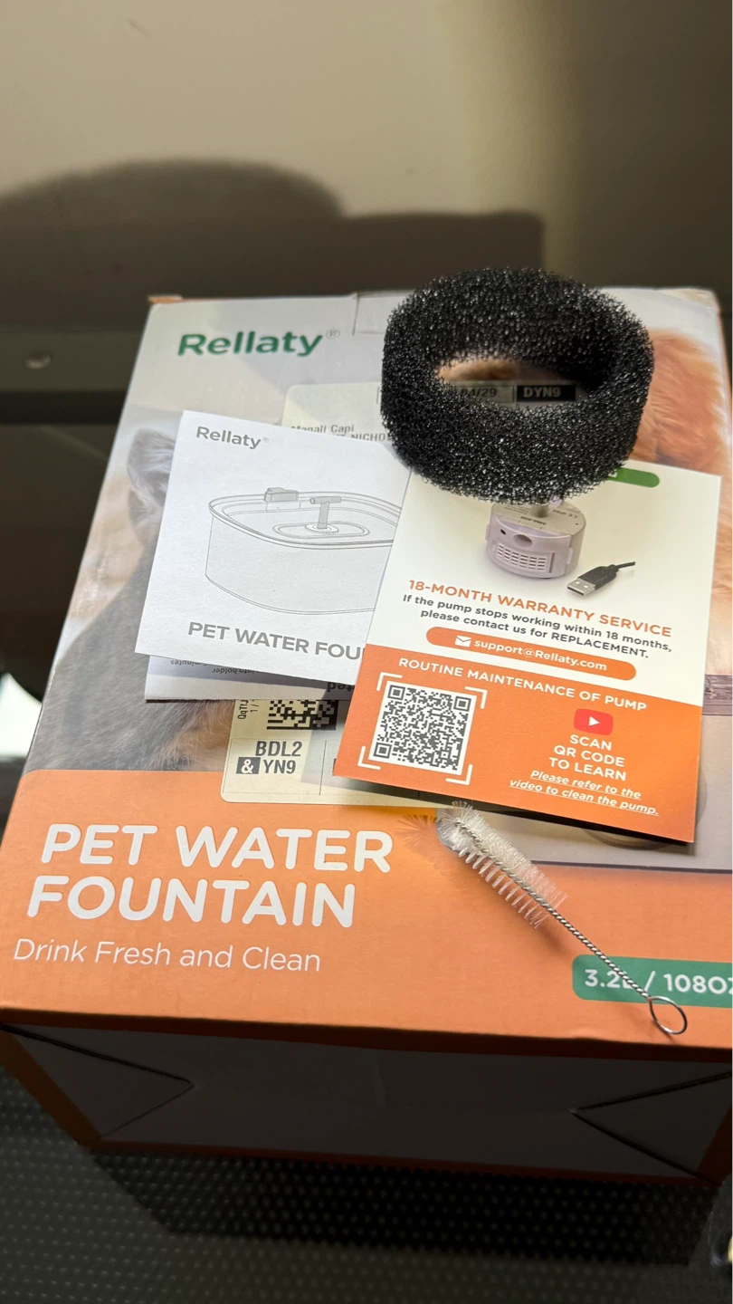 Rellaty Stainless Steel Pet Water Fountain - photo 3