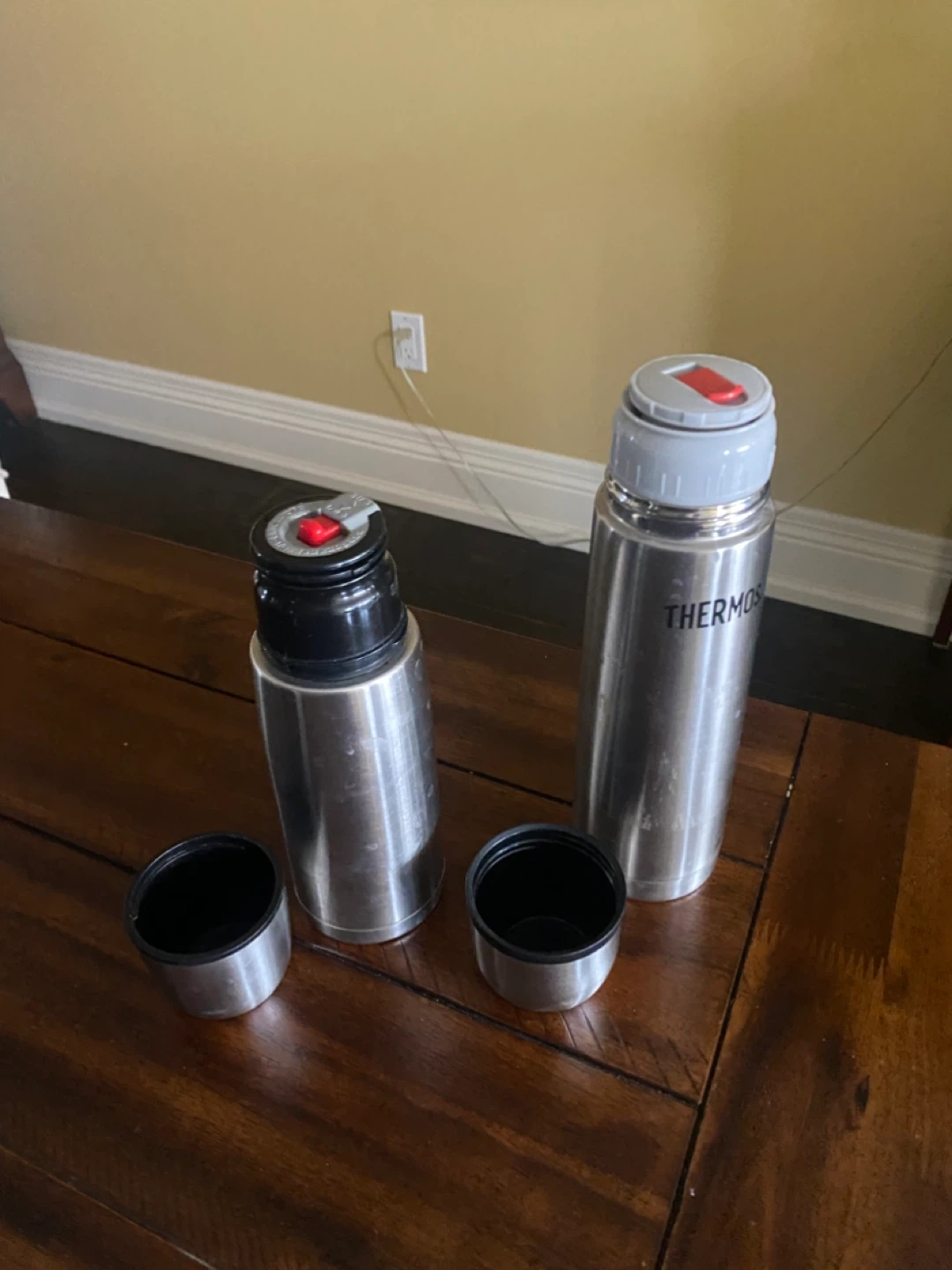 Thermos Stainless Steel Vacuum Insulated Bottles (Set of 2) - photo 2
