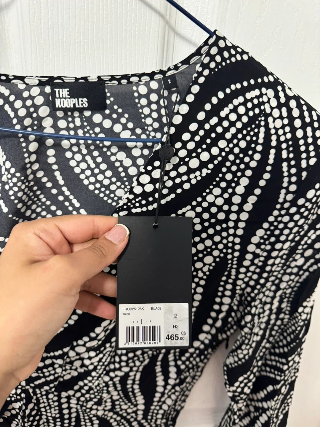 The Kooples Black & White Print Dress - photo 3