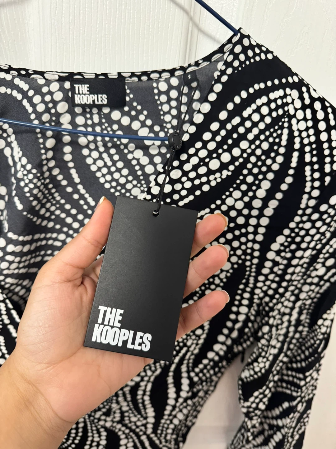 The Kooples Black & White Print Dress - photo 4