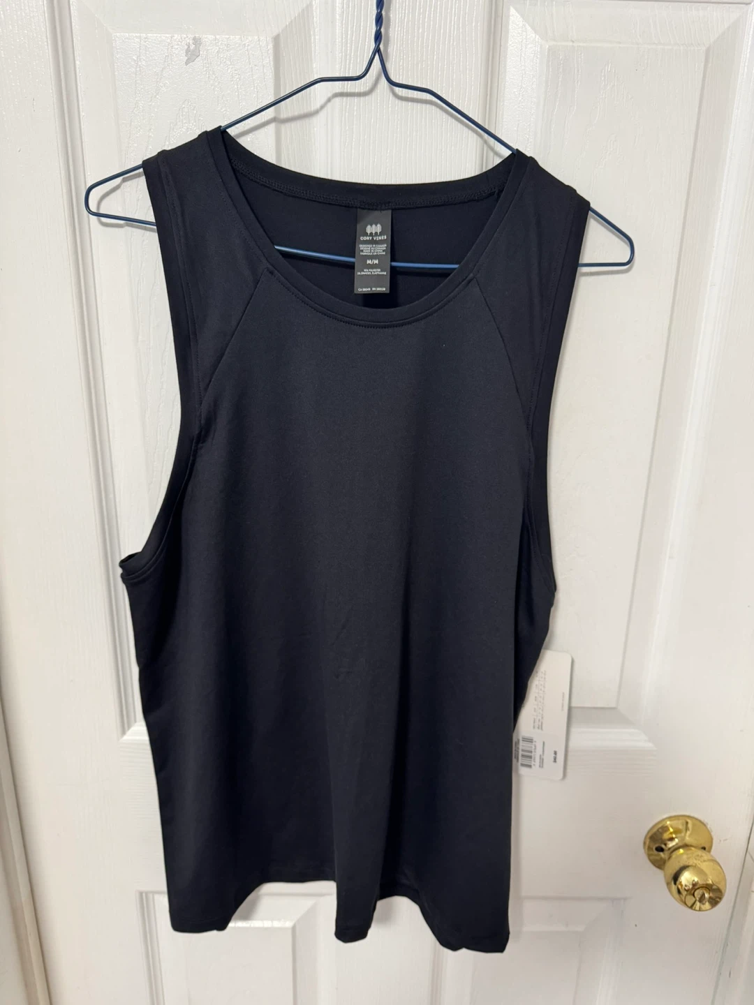 Cory Vines Black Activewear Tank Top M/M