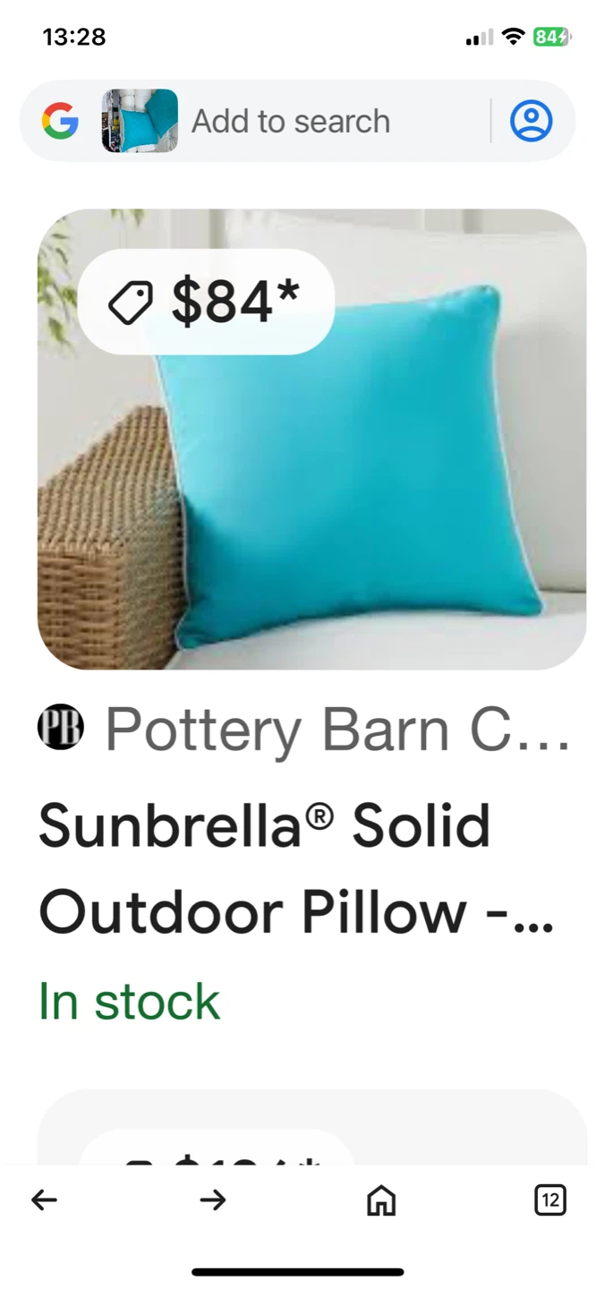 High-End “POTTERY BARN” Outdoor Cushions/Pillows - photo 5