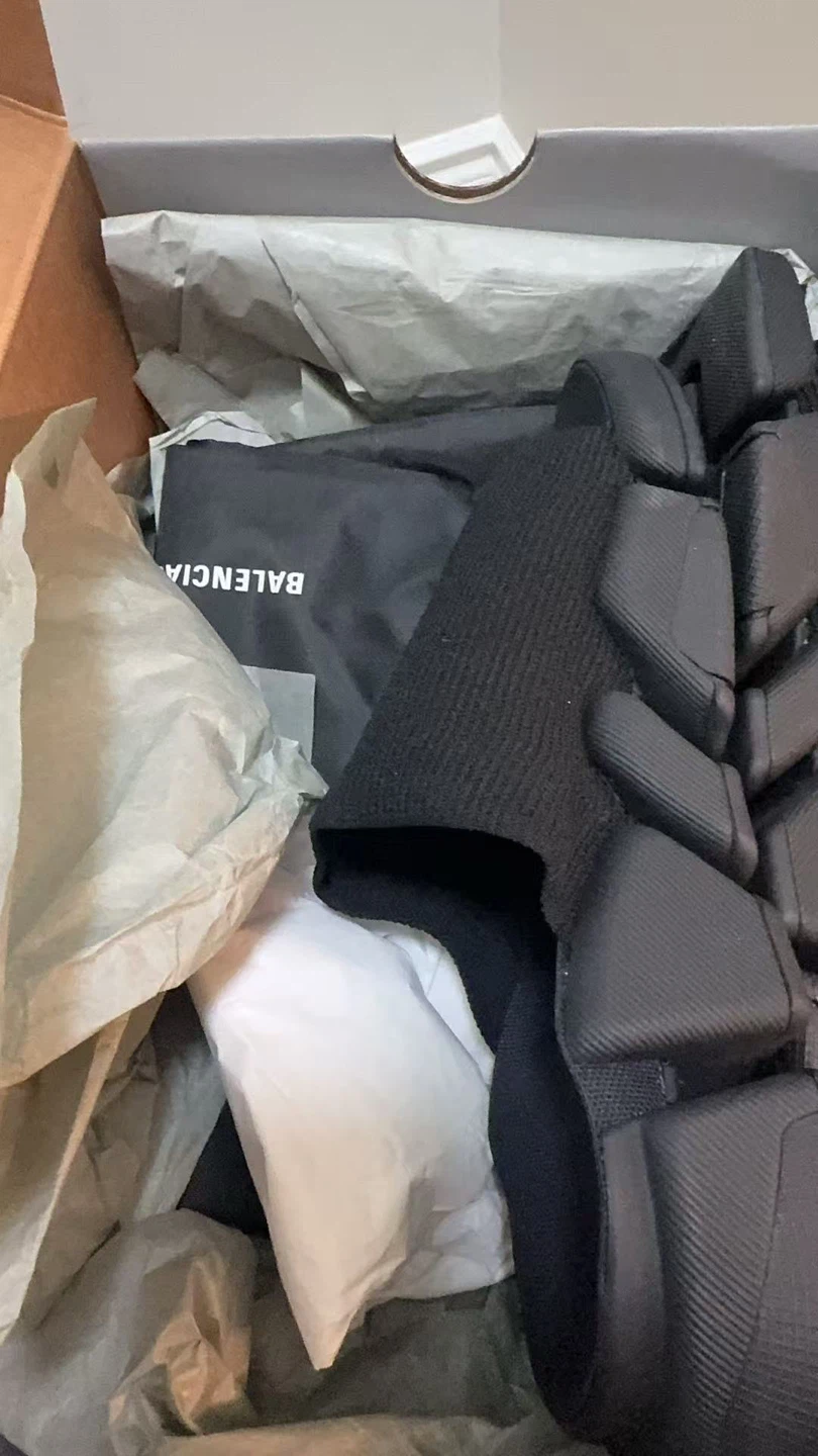 Balenciaga Speed 2.0 Slide Black Knit/Sole Size 40 - photo 2