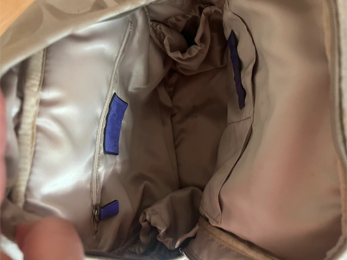 Authentic Coach Purple signature backpack - photo 4