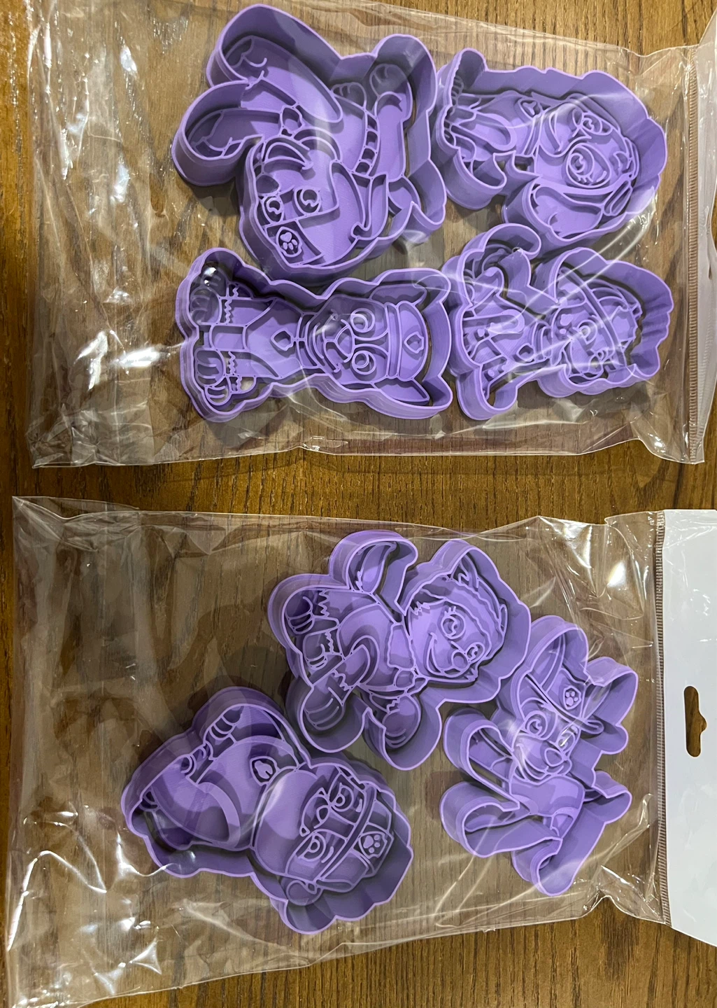 Paw Patrol Cookie Cutters - 6 Piece Set