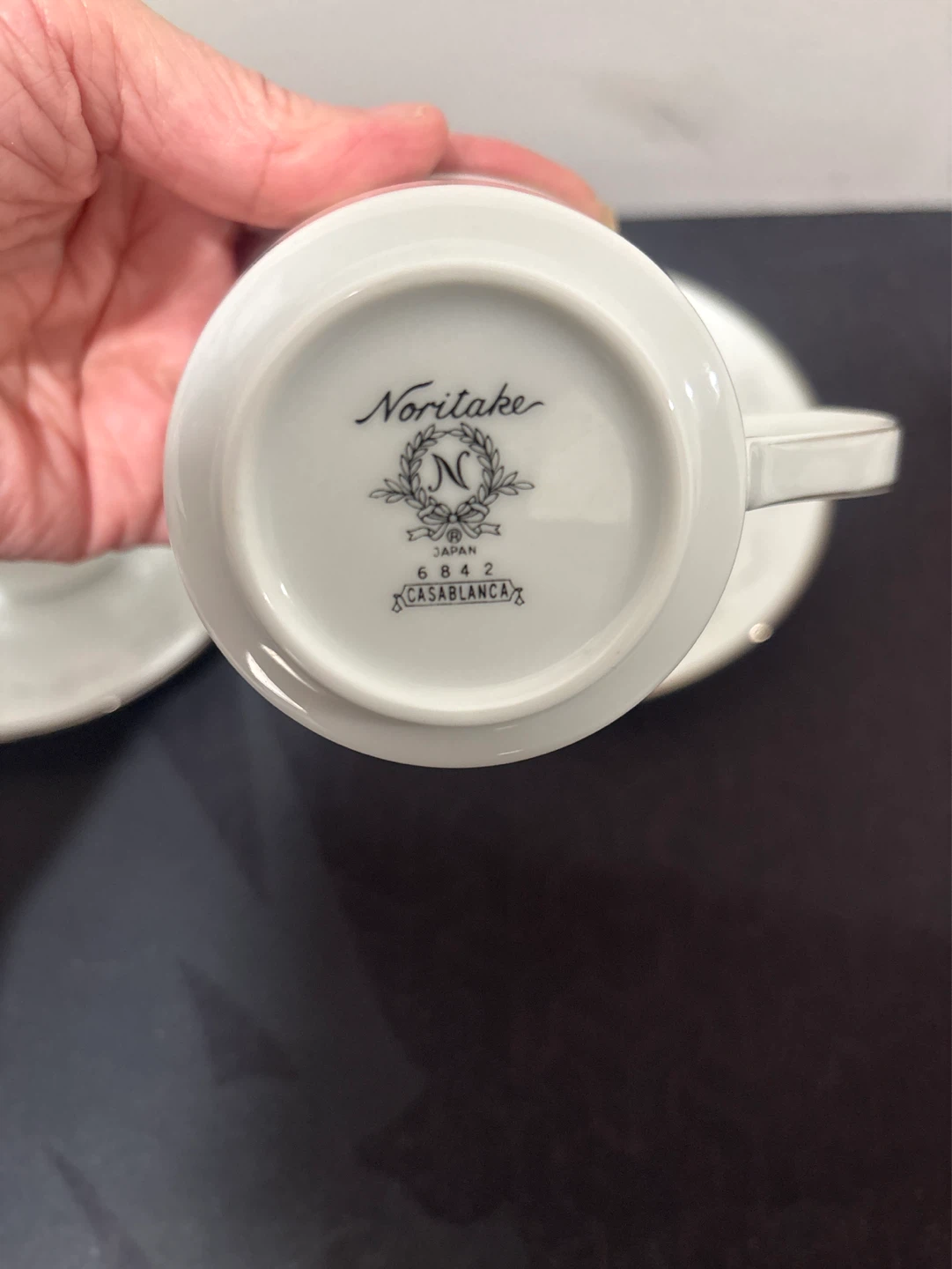 Noritake Casablanca teacup and saucer set (2) - photo 3