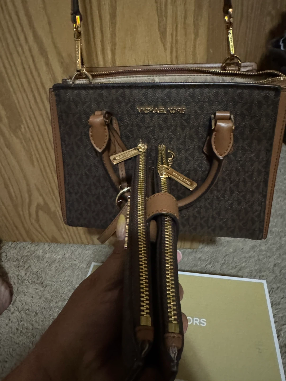 Michael Kors MK Signature Logo Satchel & Wallet Set - photo 4
