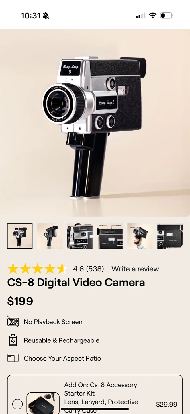 Camp Snap 8 Digital Video Camera - photo 4