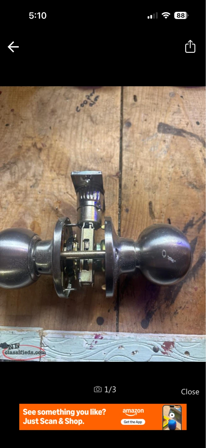 Exterior door knob