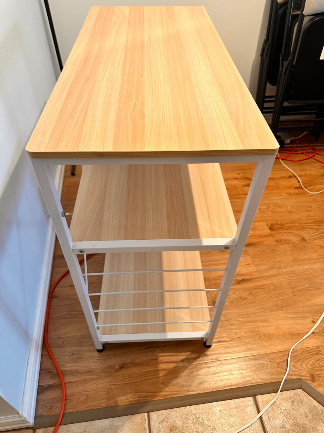 Wooden Kitchen Baker's Rack Shelf - photo 2