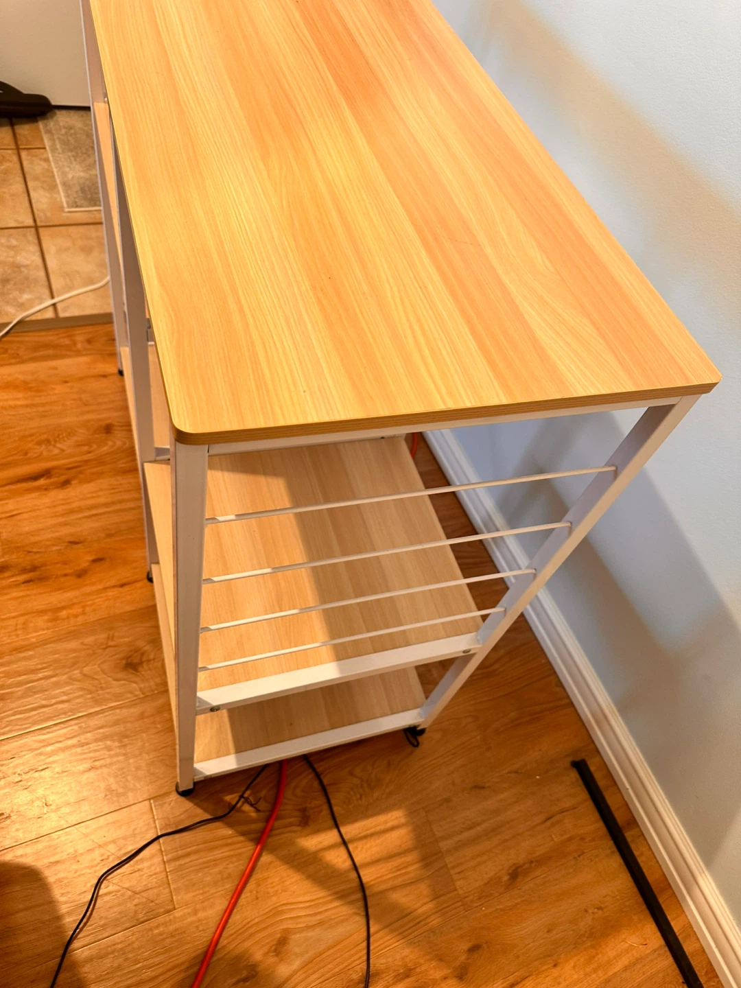 Wooden Kitchen Baker's Rack Shelf - photo 3