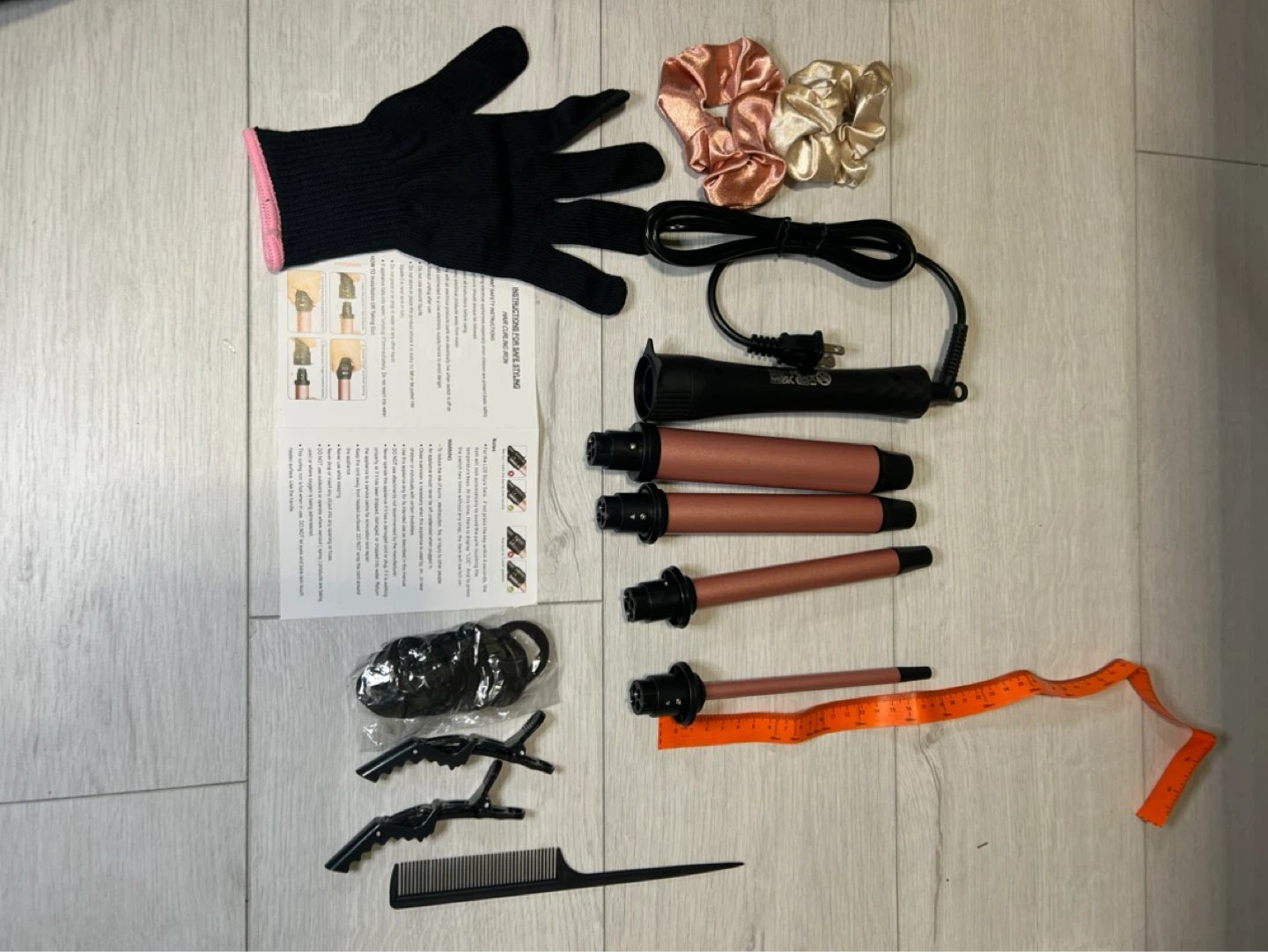 Interchangeable Hair Curler Set with 5 Barrels - photo 4