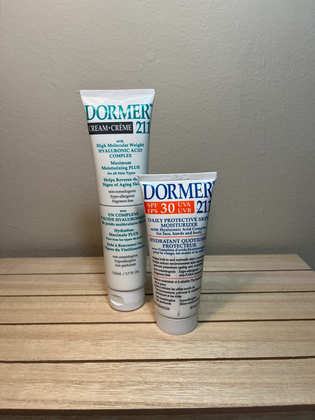 Dormer 211 Cream and Daily Protective Moisturizer Bundle