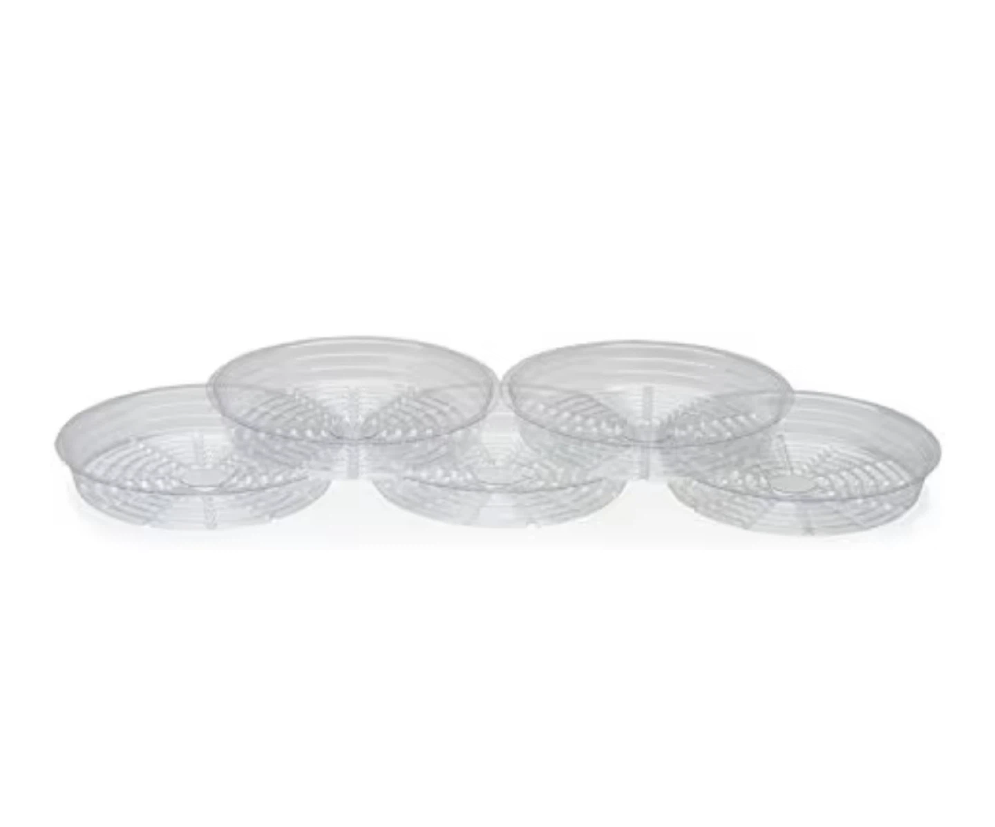 Brand New - 5 pack Clear Plant Pot Saucers (10 inch) - photo 3