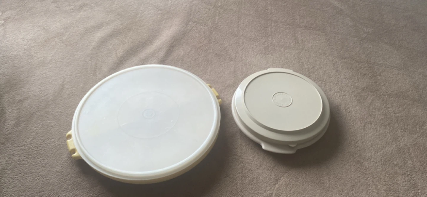 Tupperware Divided Serving Dish with Lid - photo 2
