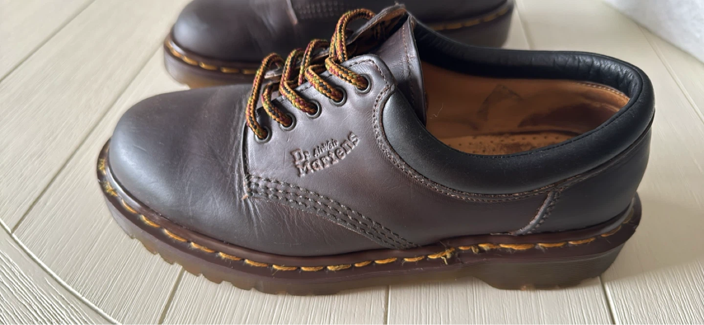 Dr. Martens Brown Leather Oxford Shoes Made in England - photo 3