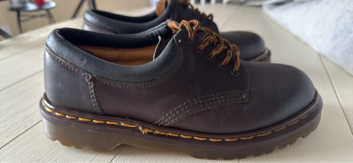Dr. Martens Brown Leather Oxford Shoes Made in England