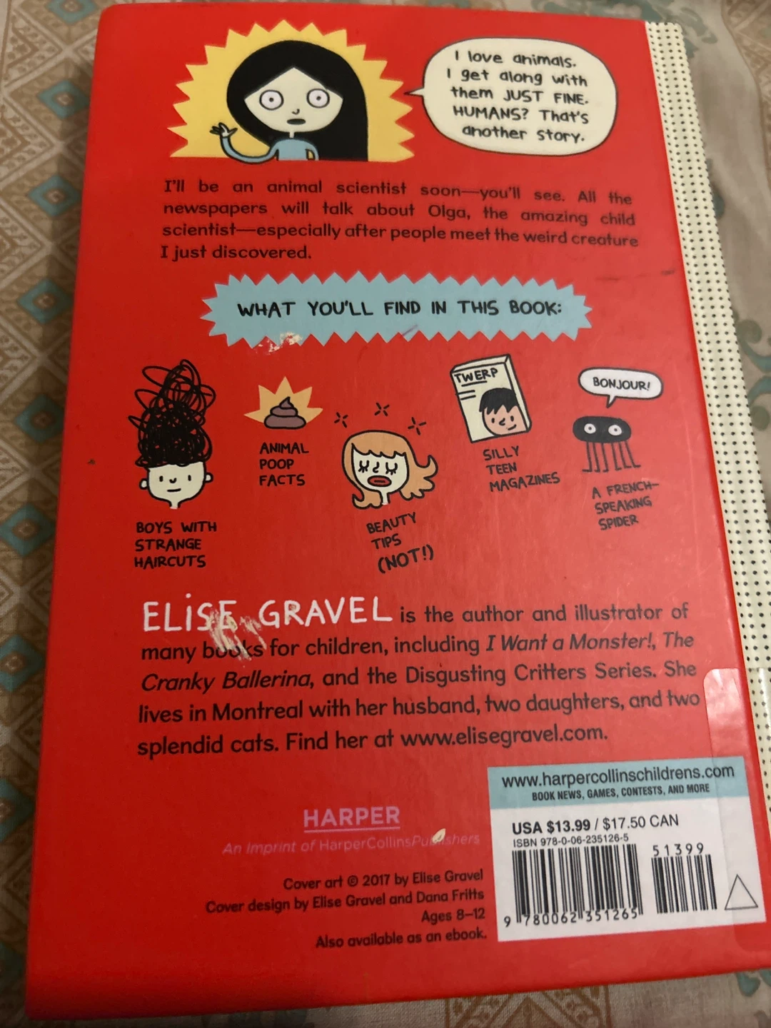 New-Olga and the Smelly Thing from Nowhere Book by Elise Gravel - photo 3