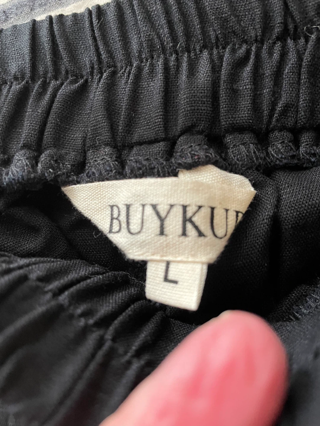 BUYKUD Women's Super wide leg linen pants