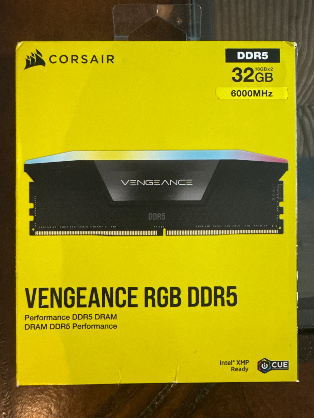 Corsair Vengeance RGB DDR5 RAM - 32GB (2x16GB) 6000MHz