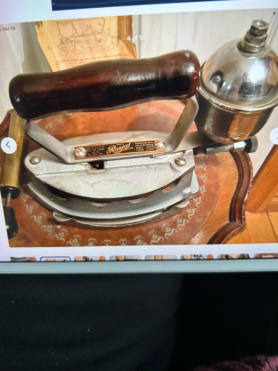Ant Gas Powered Royal Sad Iron Press Model D 🐞 - photo 4