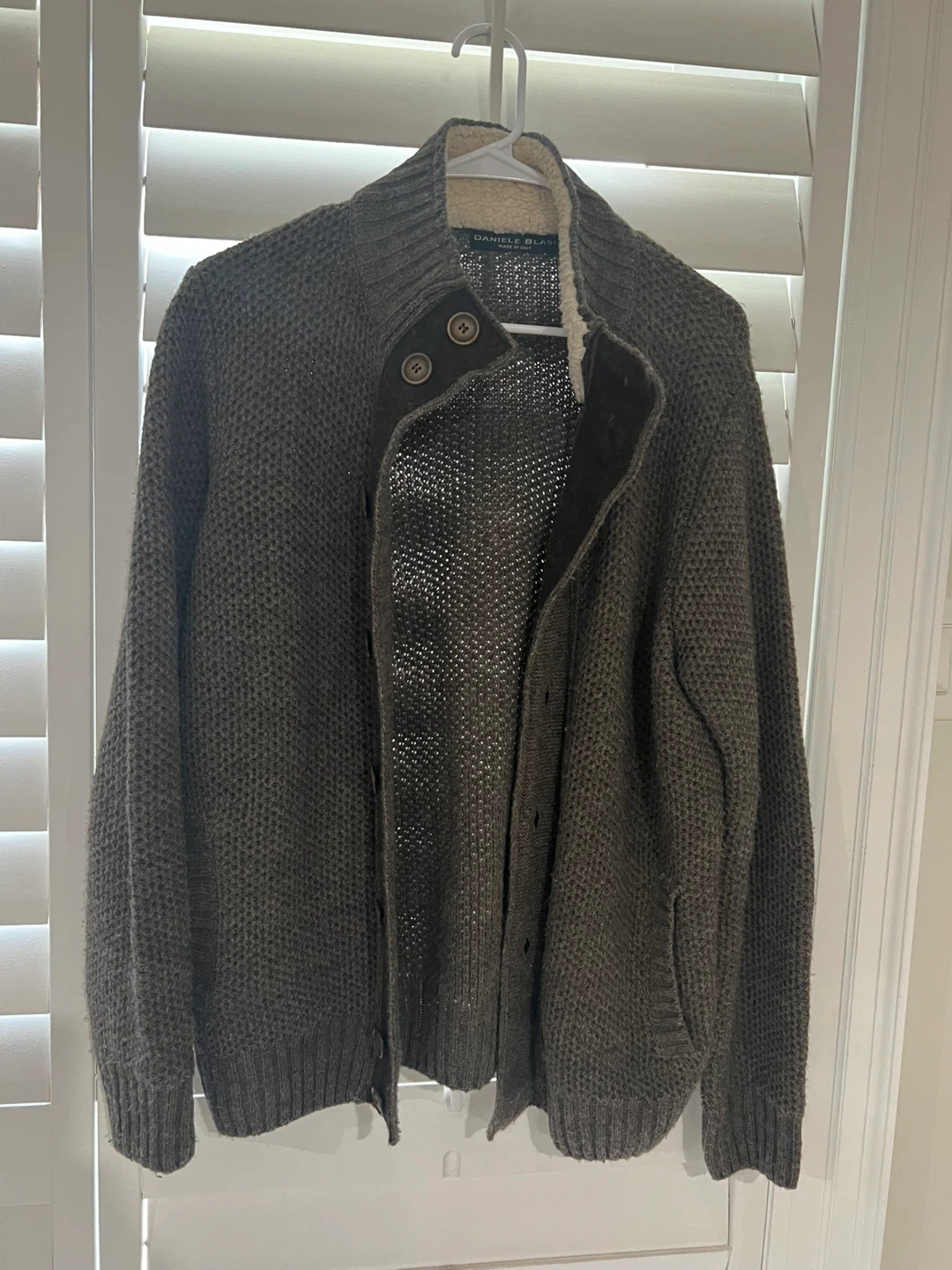 Daniele Blasi Men's Cardigan Sweater Size M