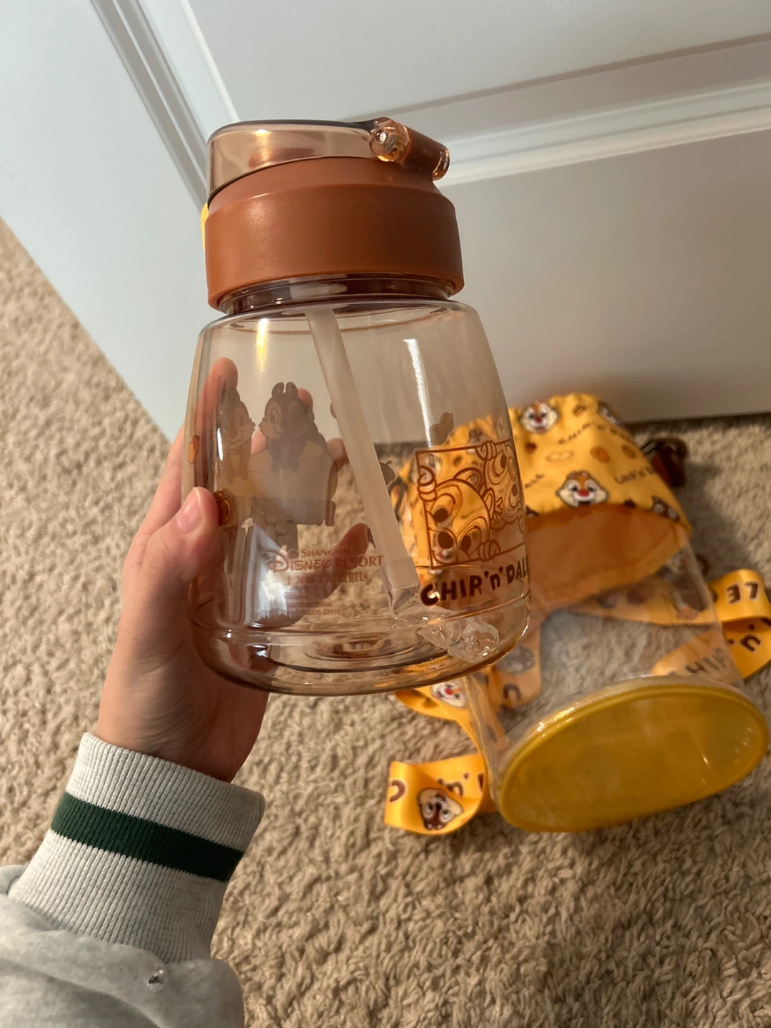 Chip 'n Dale Ready for Fun Water Bottle with Lanyard - photo 4