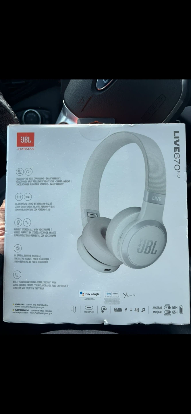 JBL LIVE 670NC Wireless Noise Cancelling Headphones - photo 2