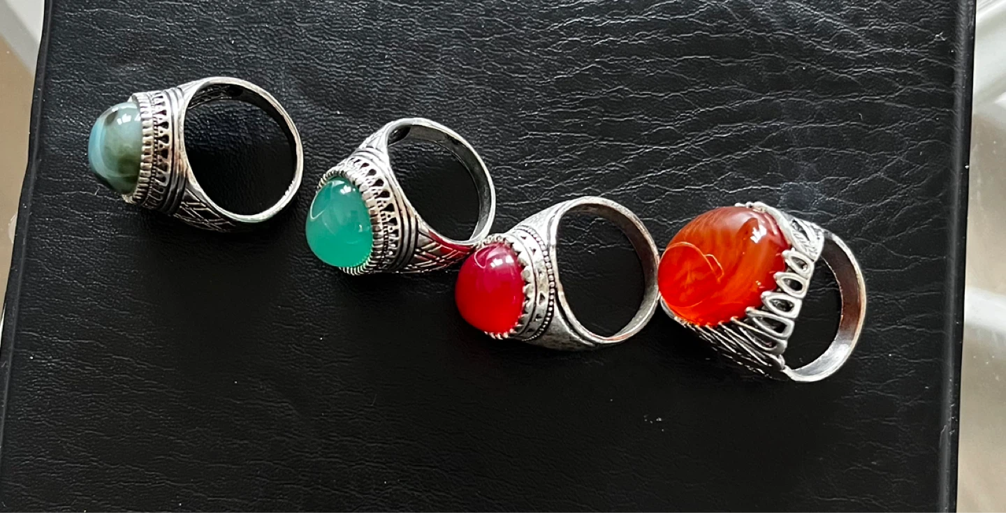 50 dollars 4 Men's Rings with Gemstones - photo 4