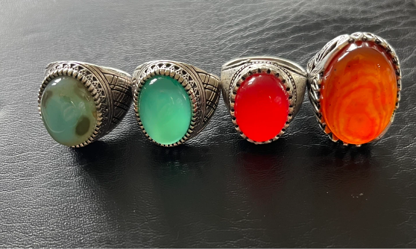 50 dollars 4 Men's Rings with Gemstones - photo 2