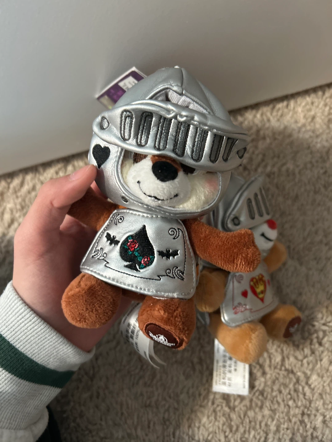 Disney Resort Halloween Knight Plush Keychains (Set of 2) - photo 3