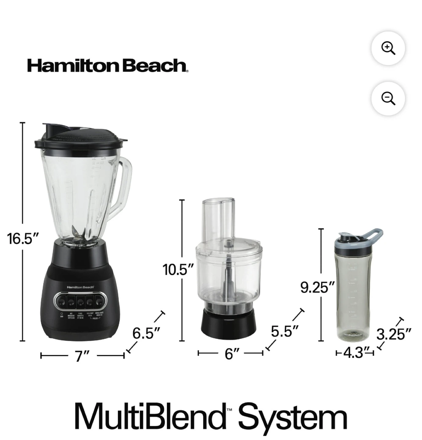 Hamilton Beach MultiBlend System Blender - photo 5