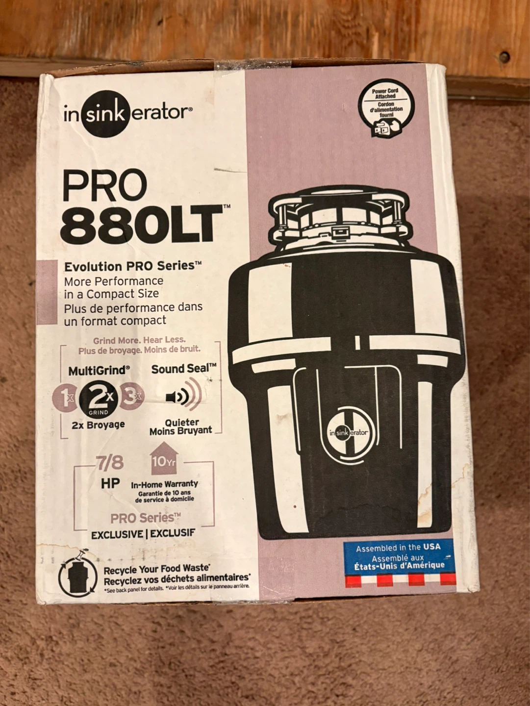 InSinkErator PRO 880LT Garbage Disposal
