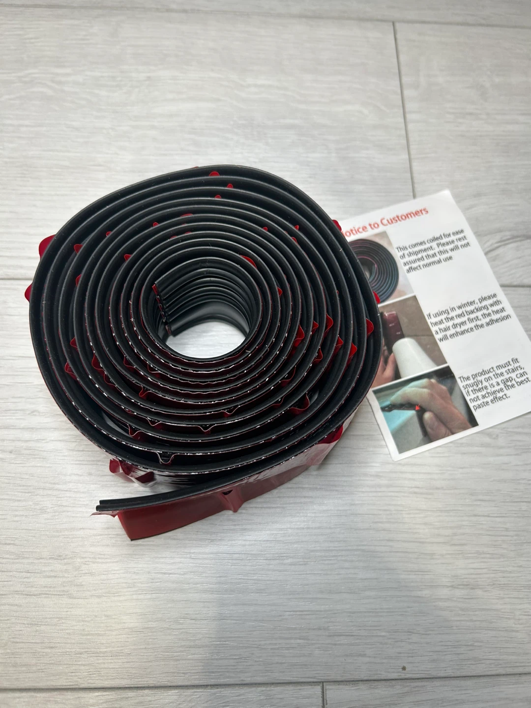 Black Stair Nose Trim