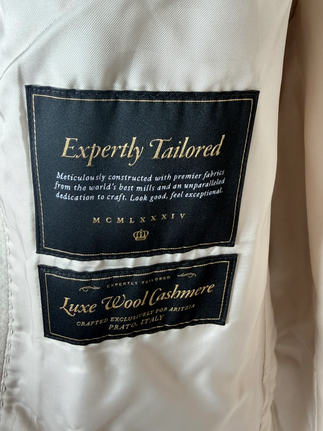 Aritzia Luxe Wool Cashmere Coat - photo 5