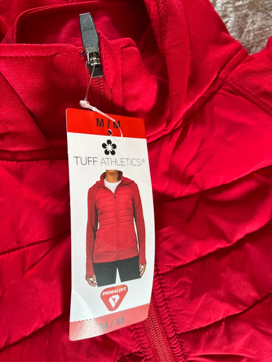 Tuff Athletics Hooded Puffer Jacket Red M/M - photo 2