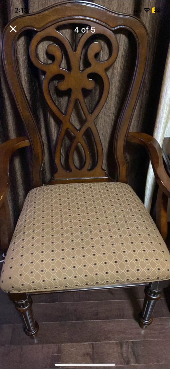Wooden Dining Chairs (Set of 2) - photo 4