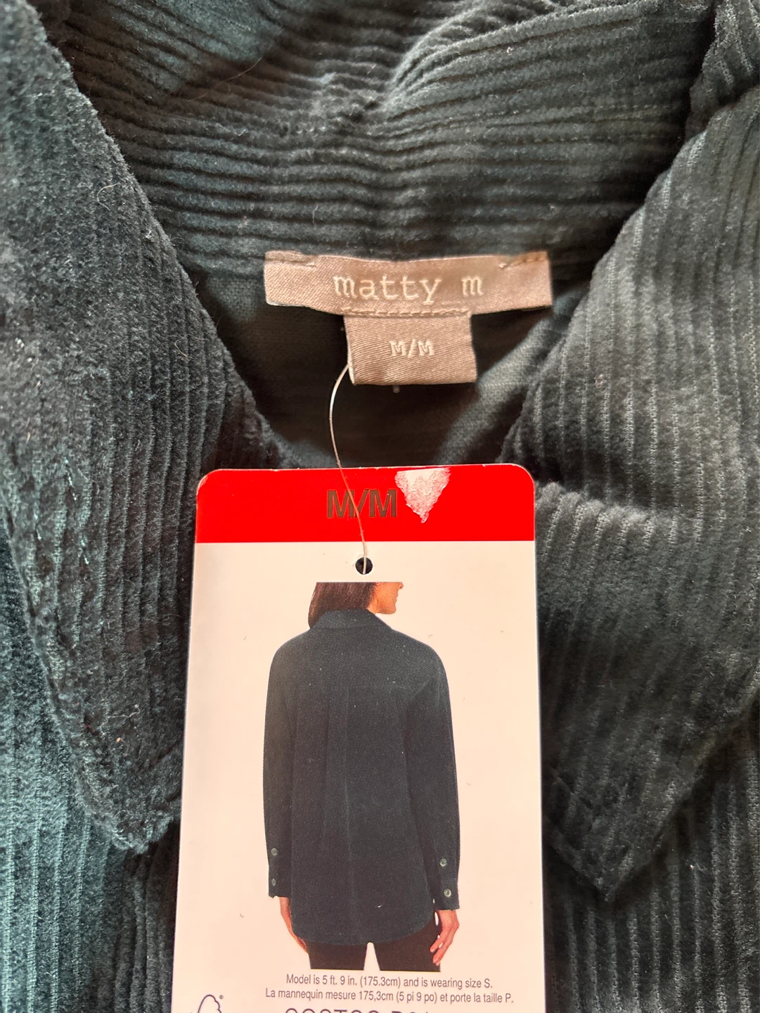 Matty M Corduroy Button-Up Shirt M/M - photo 3