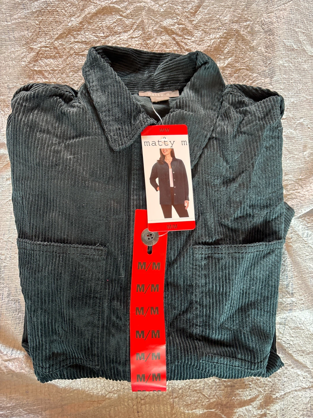 Matty M Corduroy Button-Up Shirt M/M