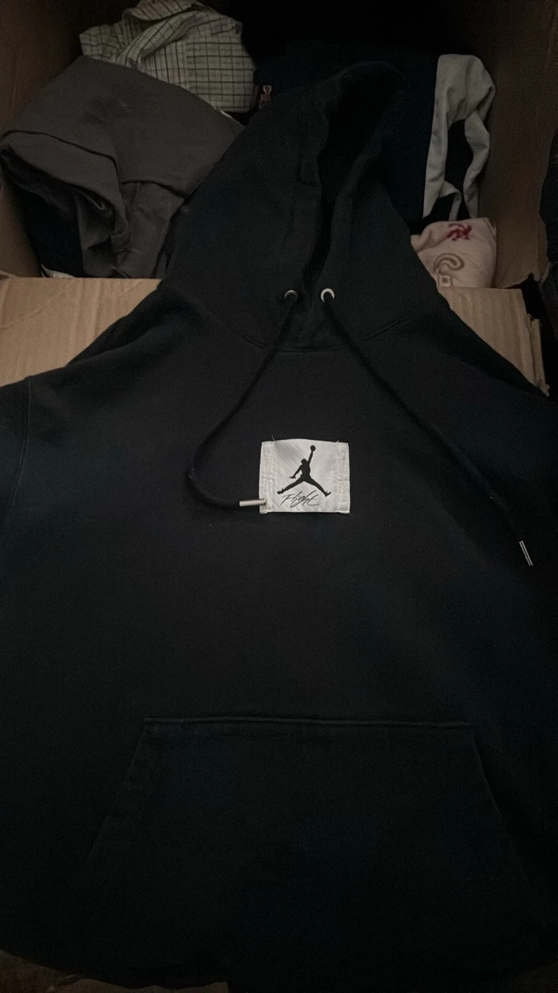 Black Jordan Flight Hoodie