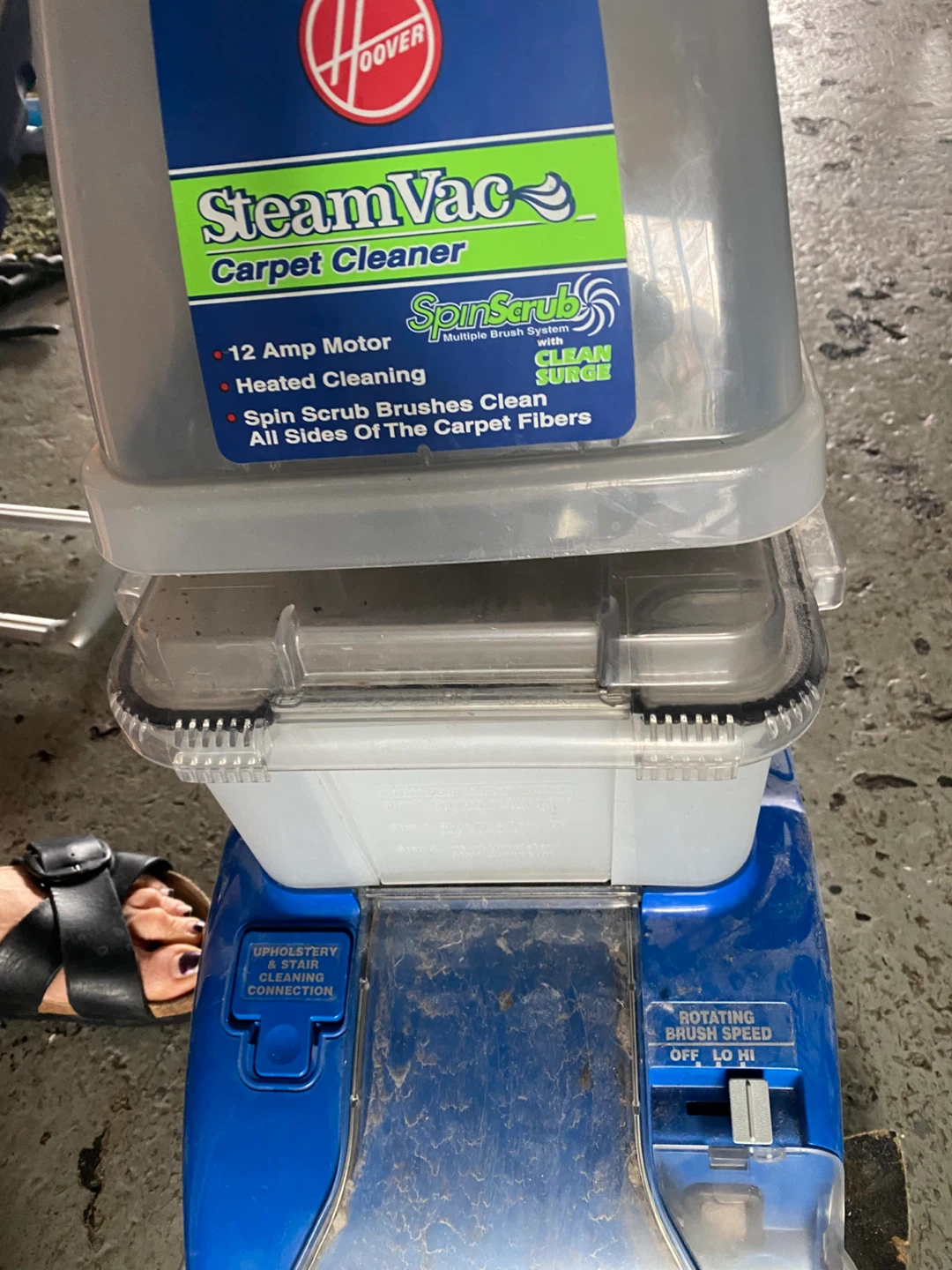 Hoover SteamVac Carpet Cleaner with SpinScrub Brushes - photo 3