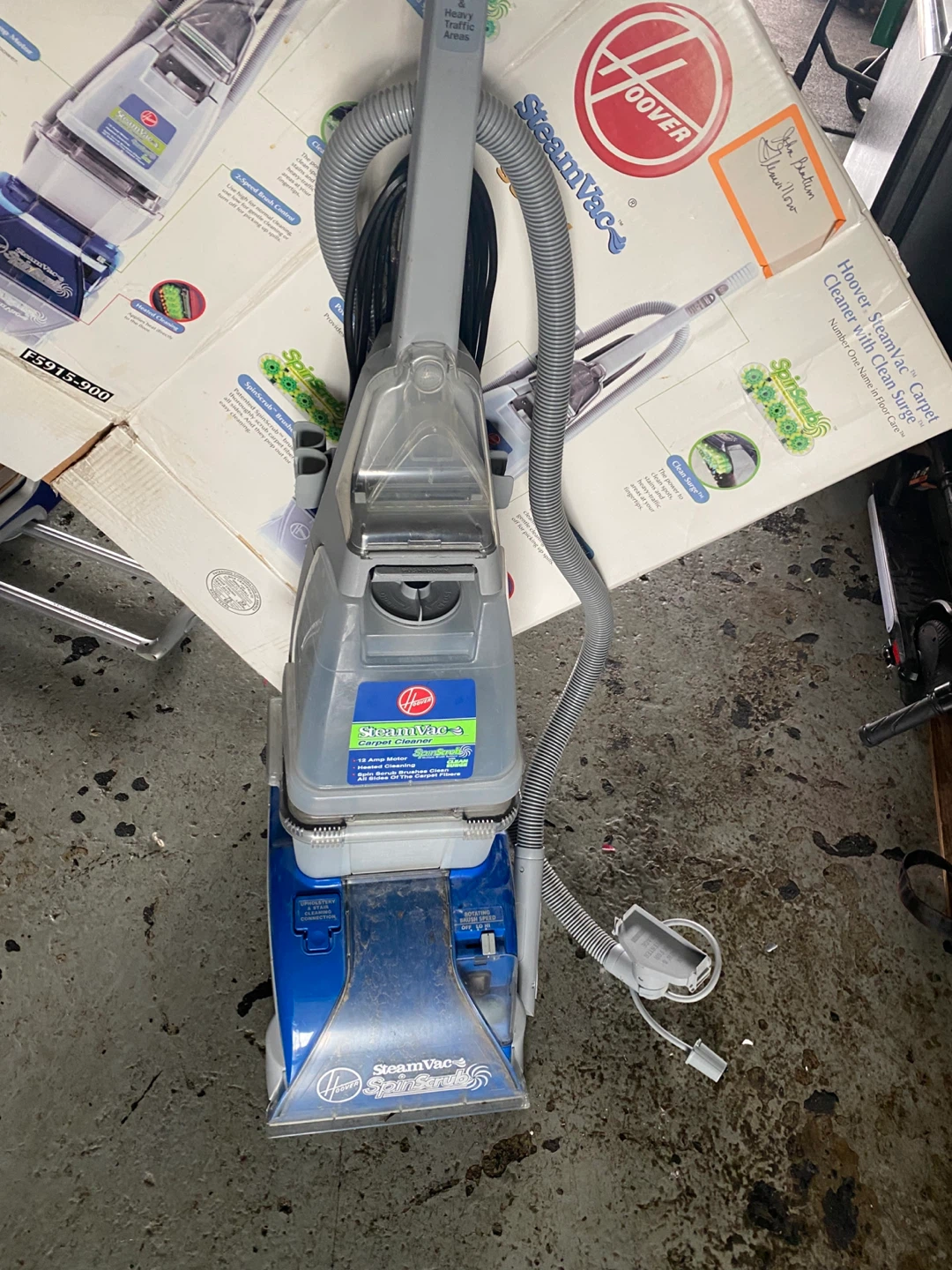 Hoover SteamVac Carpet Cleaner with SpinScrub Brushes