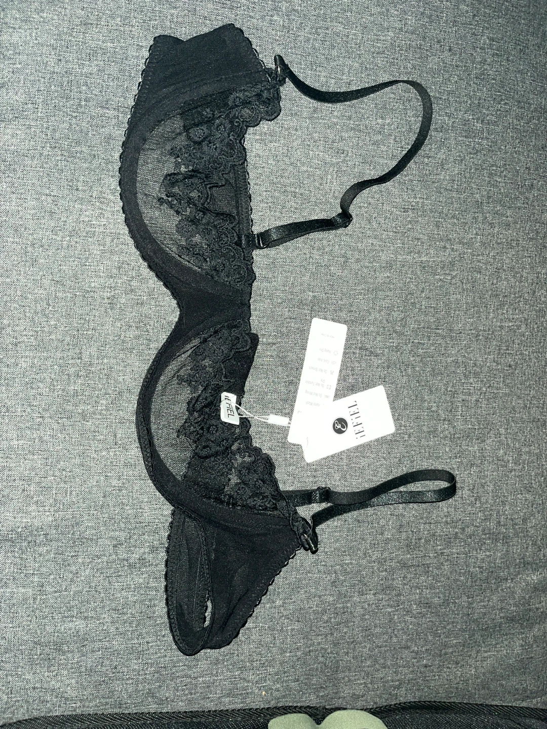 i'EFFEL Black Lace Bra x2